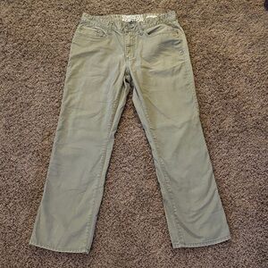 Kenneth Cole Reaction Men's Straight Jeans - Olive Green